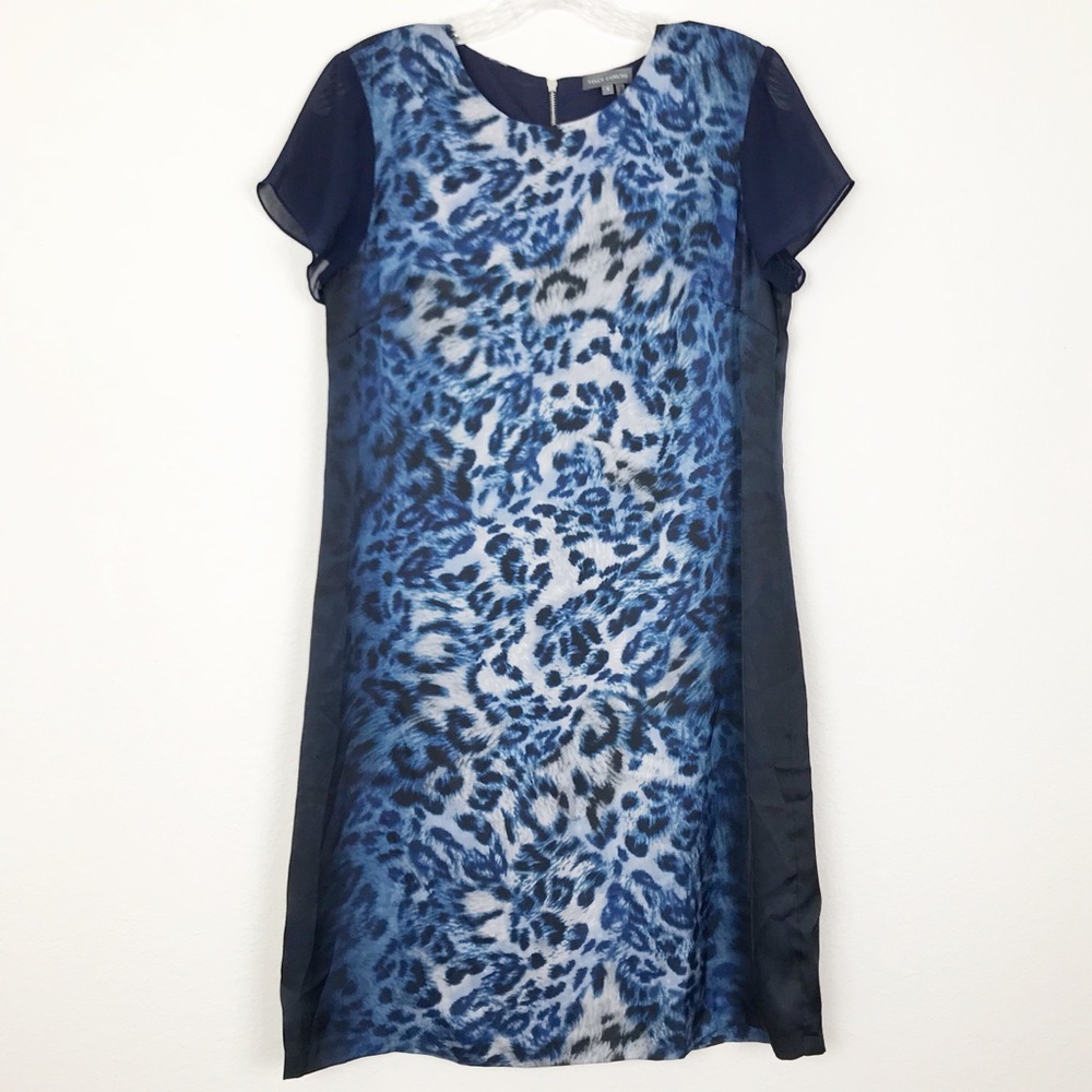 NWOT Vince Camuto Animal Print‎ Shift Dress Sz 4